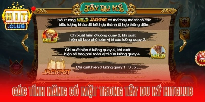 Các tính năng có mặt trong Tây du ký Hitclub