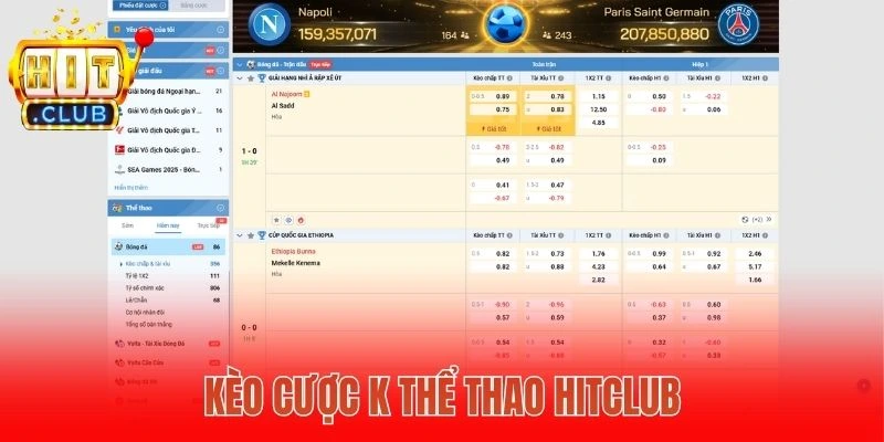 Kèo cược K thể thao Hitclub