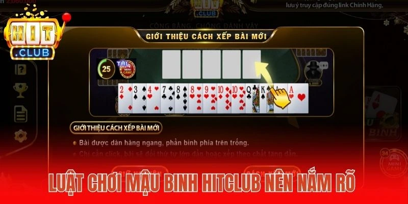 Luật chơi Mậu binh Hitclub nên nắm rõ 