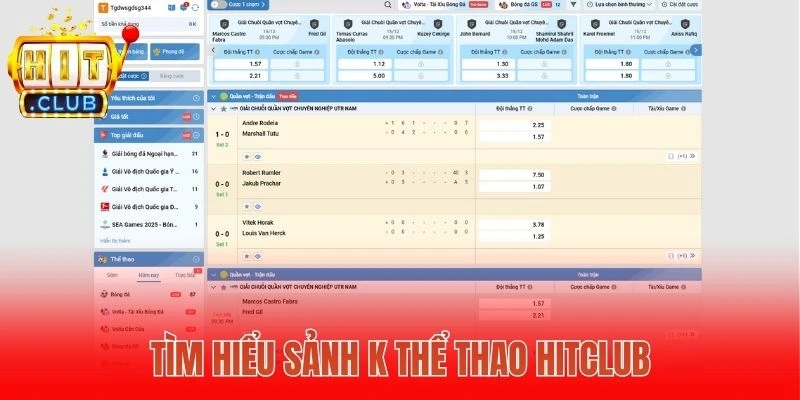 Tìm hiểu sảnh K thể thao Hitclub